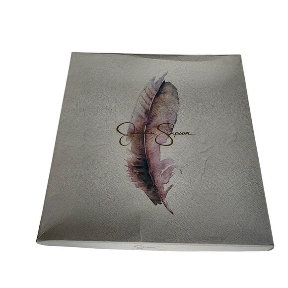 Jessica Simpson JS-Bregan Dakota Tan Lux Kid Suede Fringe Lace-Up Heels Size 8.5 - Picture 13 of 14